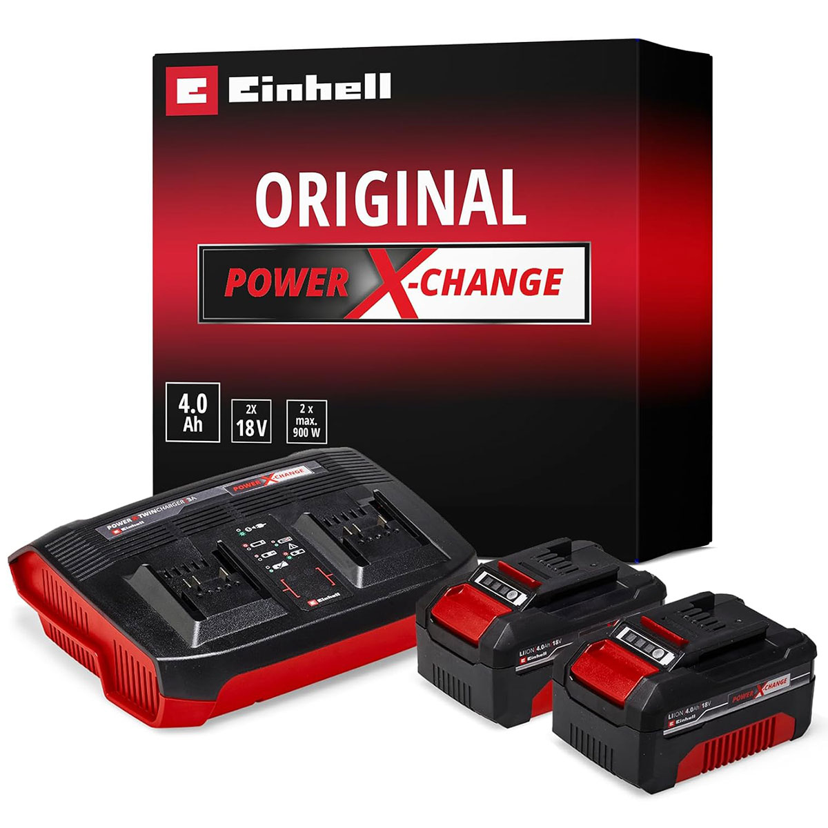 Batteri Einhell 4,0 Ah & Laddare
