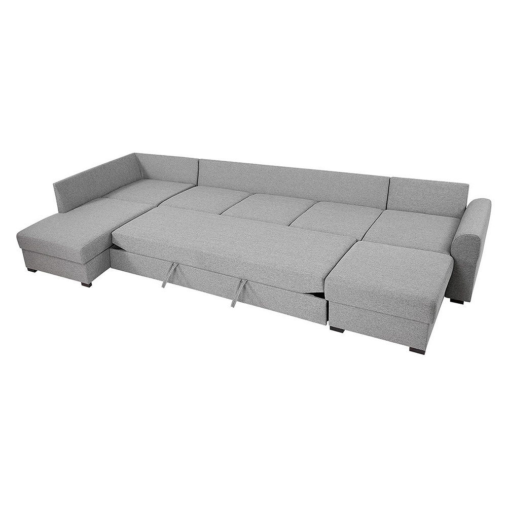 Wilma U-bäddsoffa Large Vänster Svart, Vänster