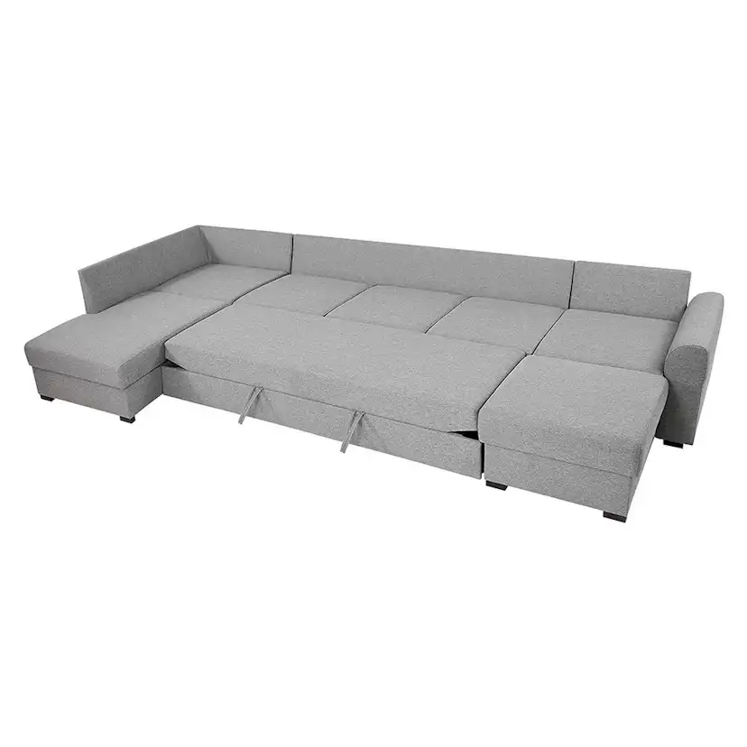 Wilma U-bäddsoffa Large Vänster Svart, Vänster