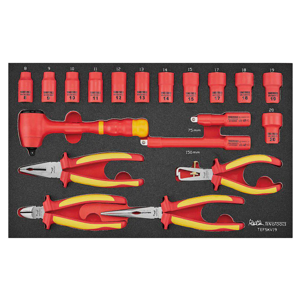 Verktygssats Teng Tools TEFSKV19 1000 V