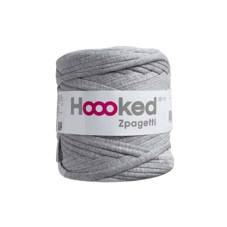 Zpagetti T-shirtgarn Grå 700 g - Återvunnet Material