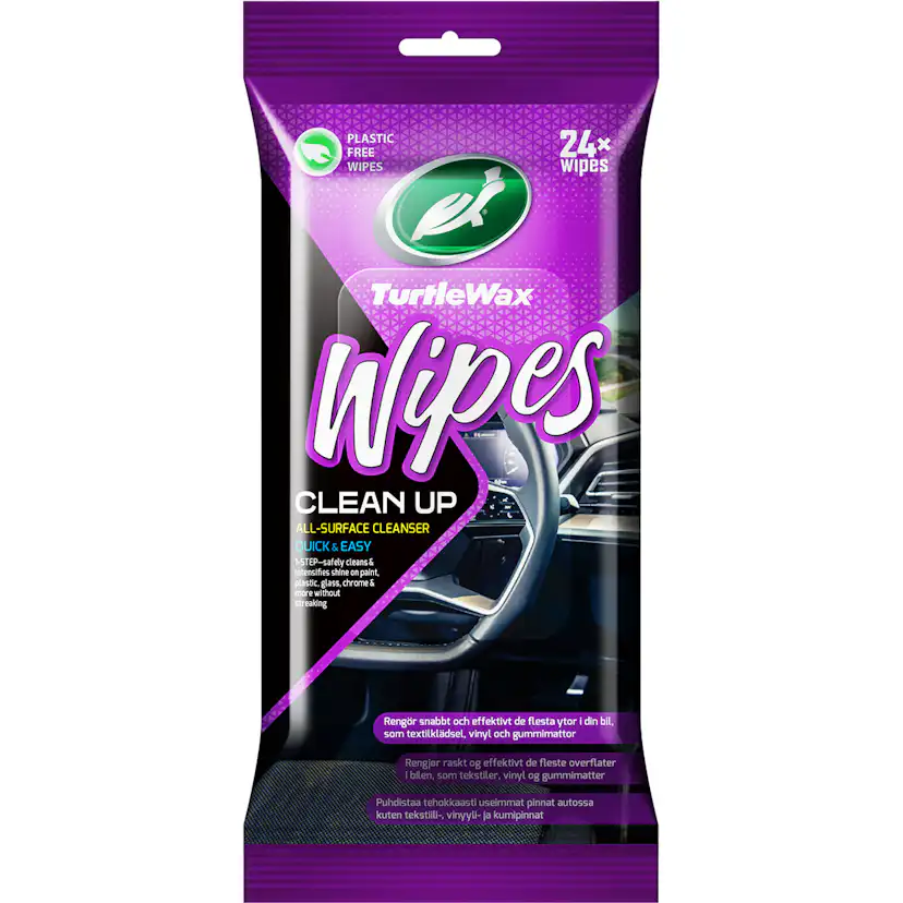 Wipes Turtle Wax Clean-up Flatpack