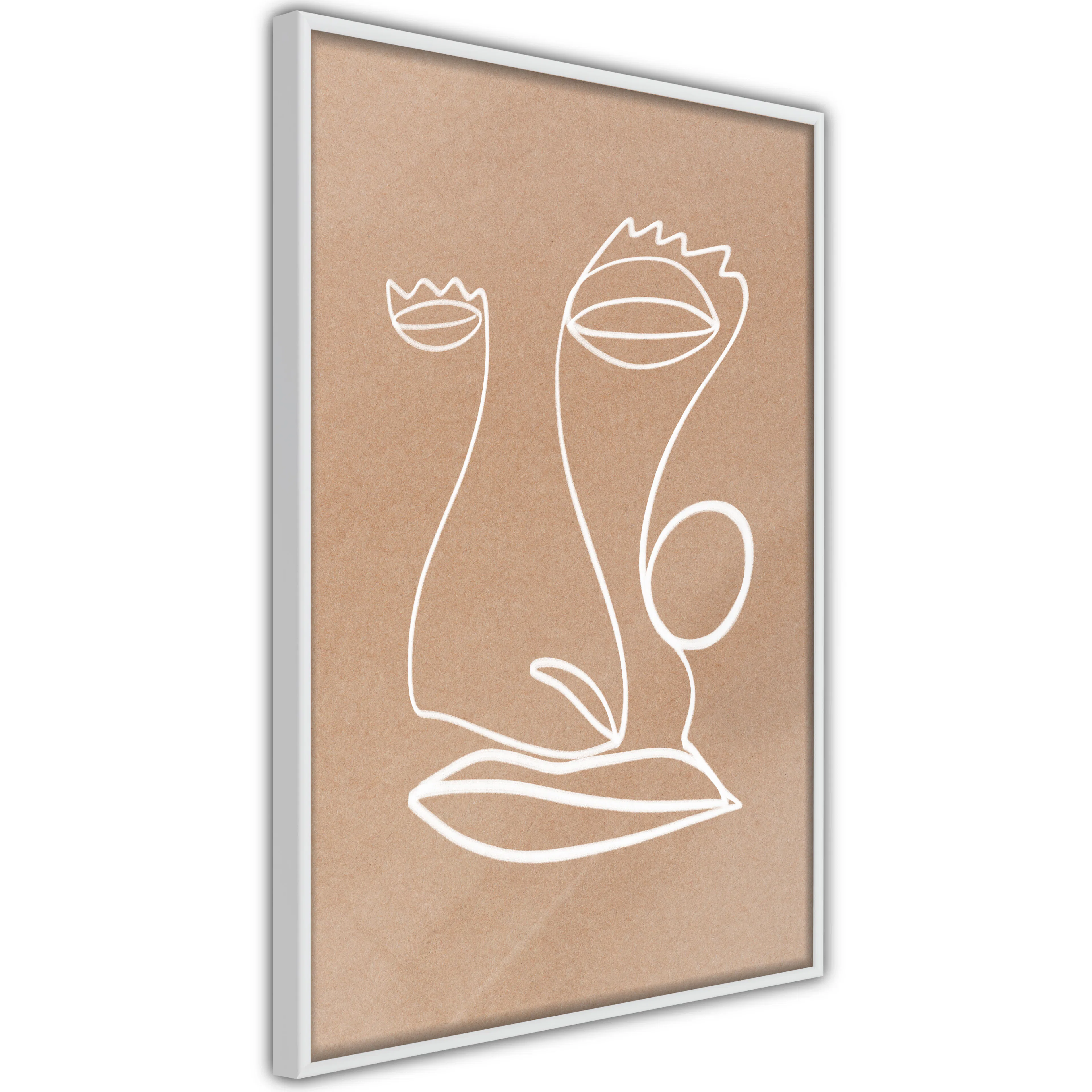 Poster Artgeist Affisch White Portrait