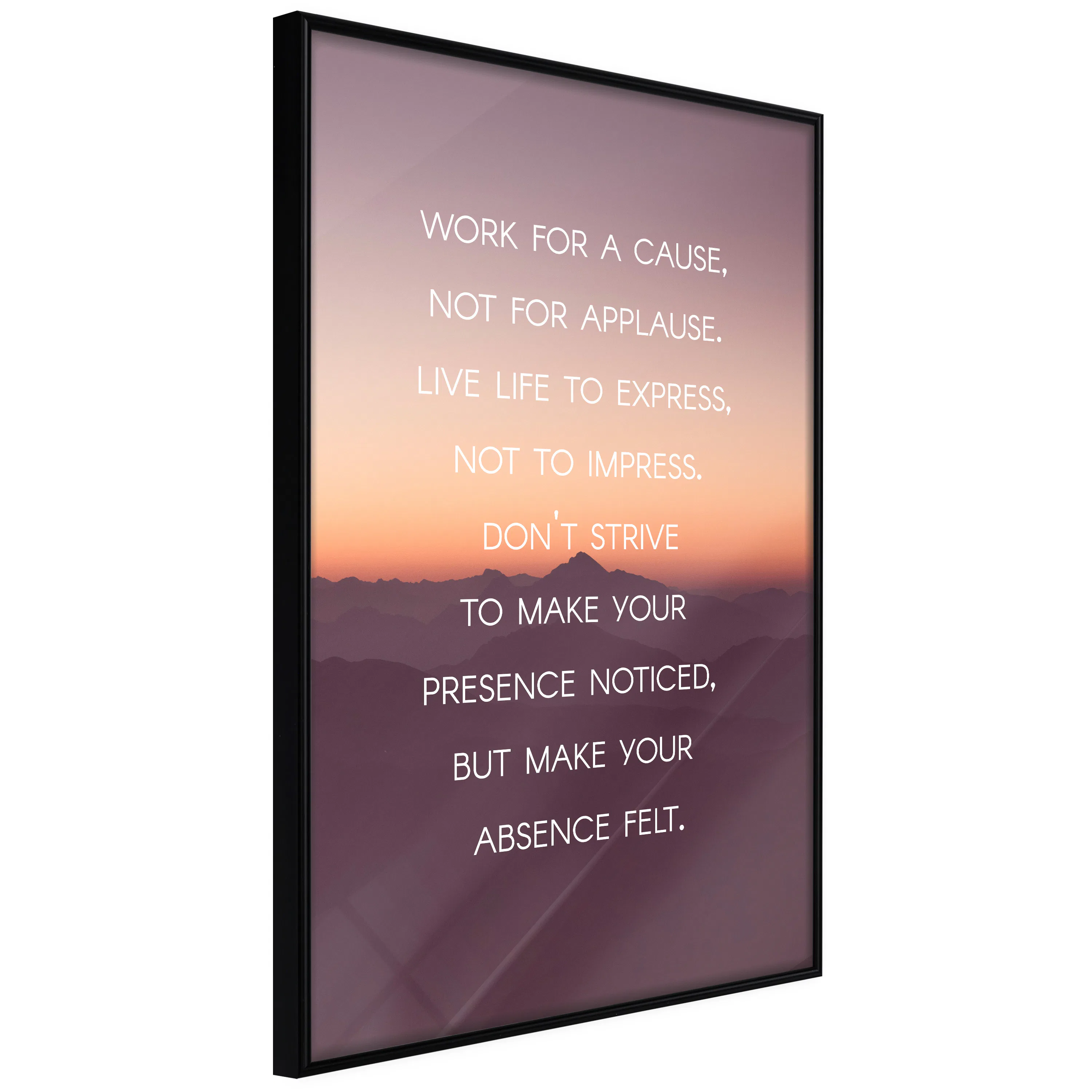 Poster Artgeist Affisch Make Your Absence Felt
