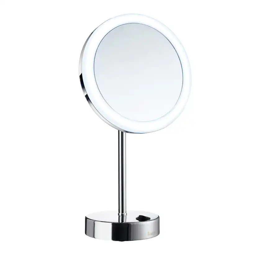 Sminkspegel Smedbo FK484EBS med LED-belysning