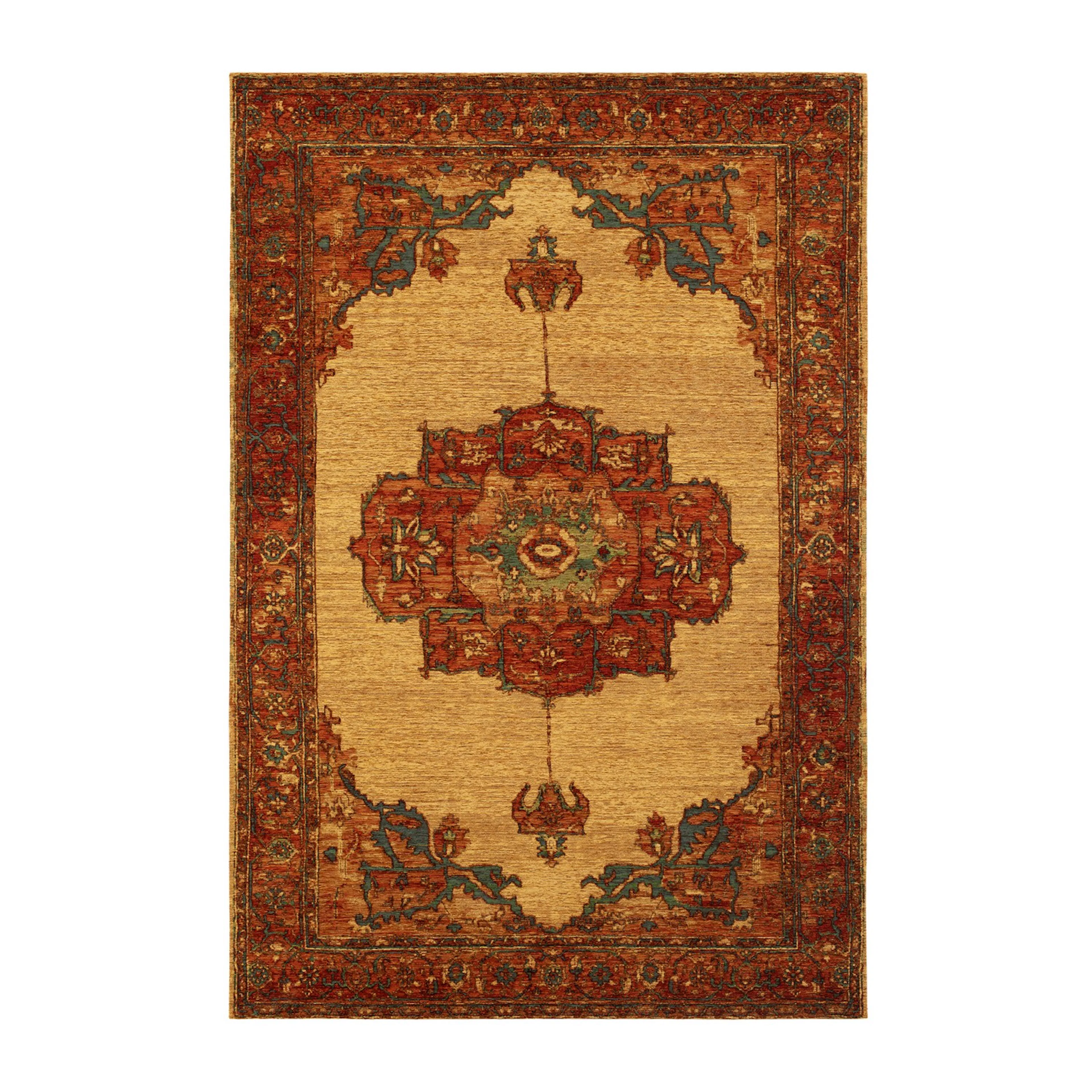 Orientalisk Matta KM Carpets Mewar Medaljong Multi