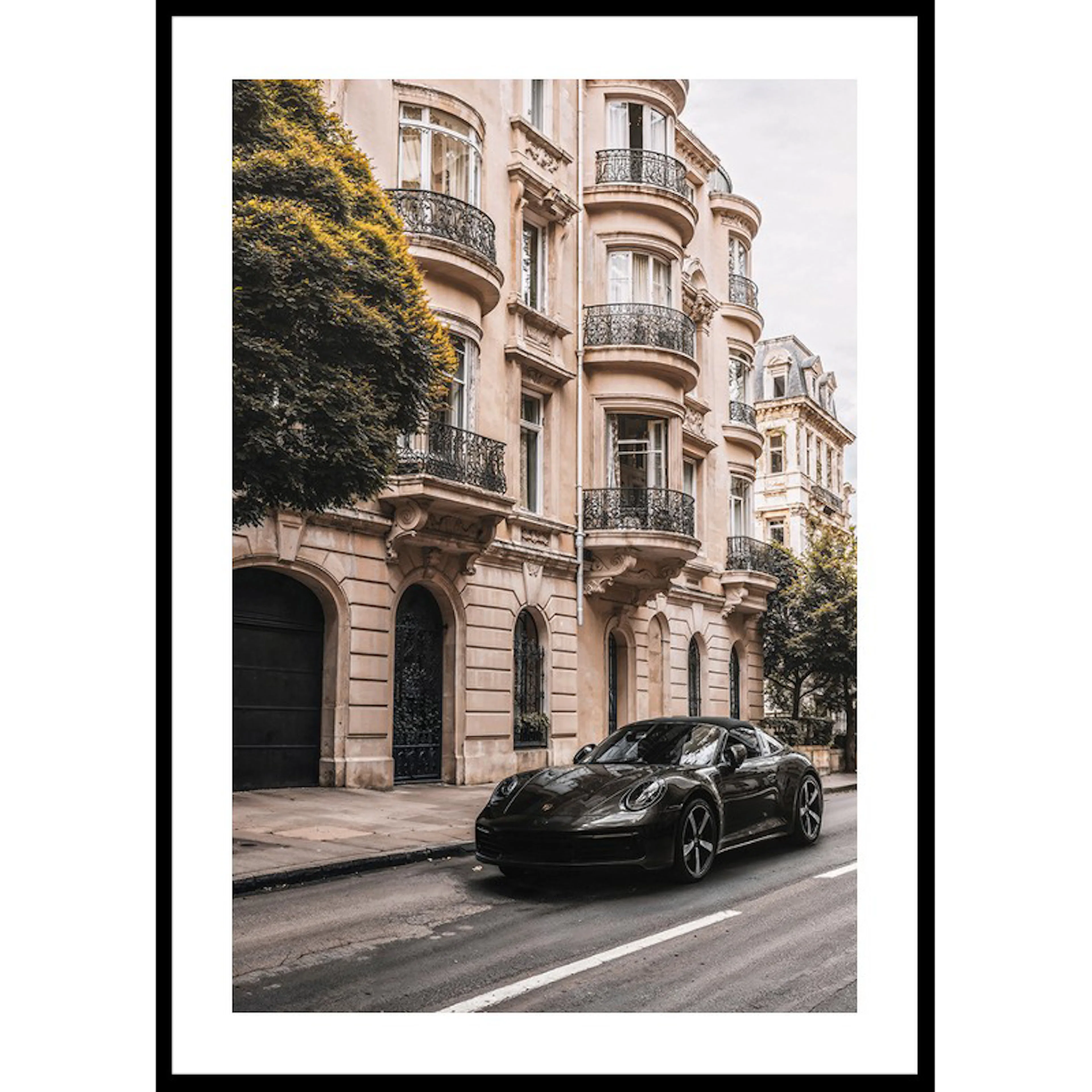 Poster Gallerix Urban Setting Porsche 911 Carrera Cab