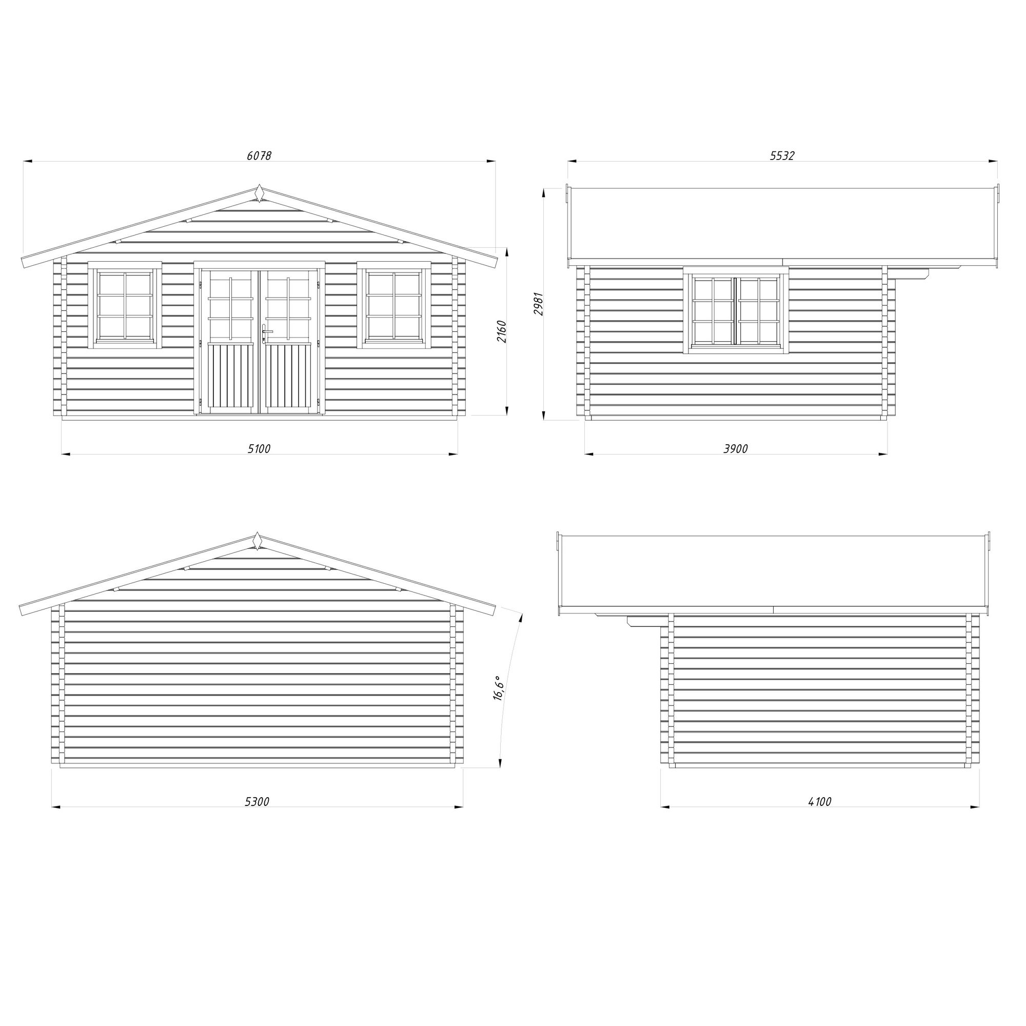 Stuga Palmako Helena 19,9 m2