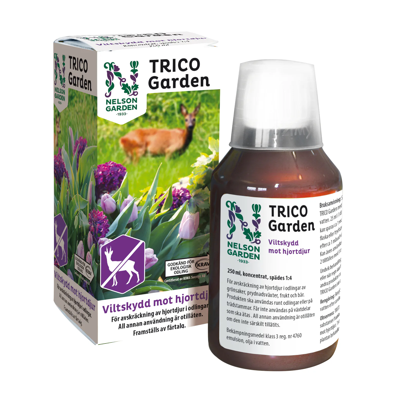 Viltskydd Nelson Garden TRICO Garden KRAV-Märkt Skadedjursbekämpning, 250 ml