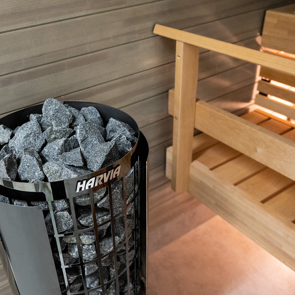 Bastuaggregat Harvia Cilindro PC70 Black Steel