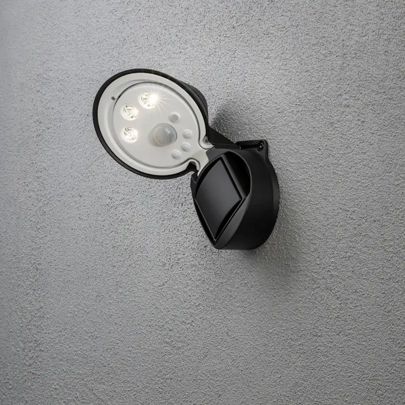 Vägglykta Gnosjö Konstsmide Prato LED 1,5W Rörelsevakt Batteri