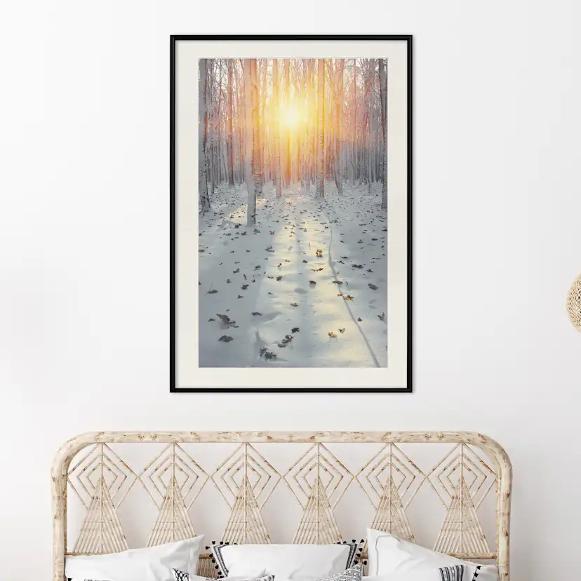 Poster Artgeist Affisch Winter Afternoon