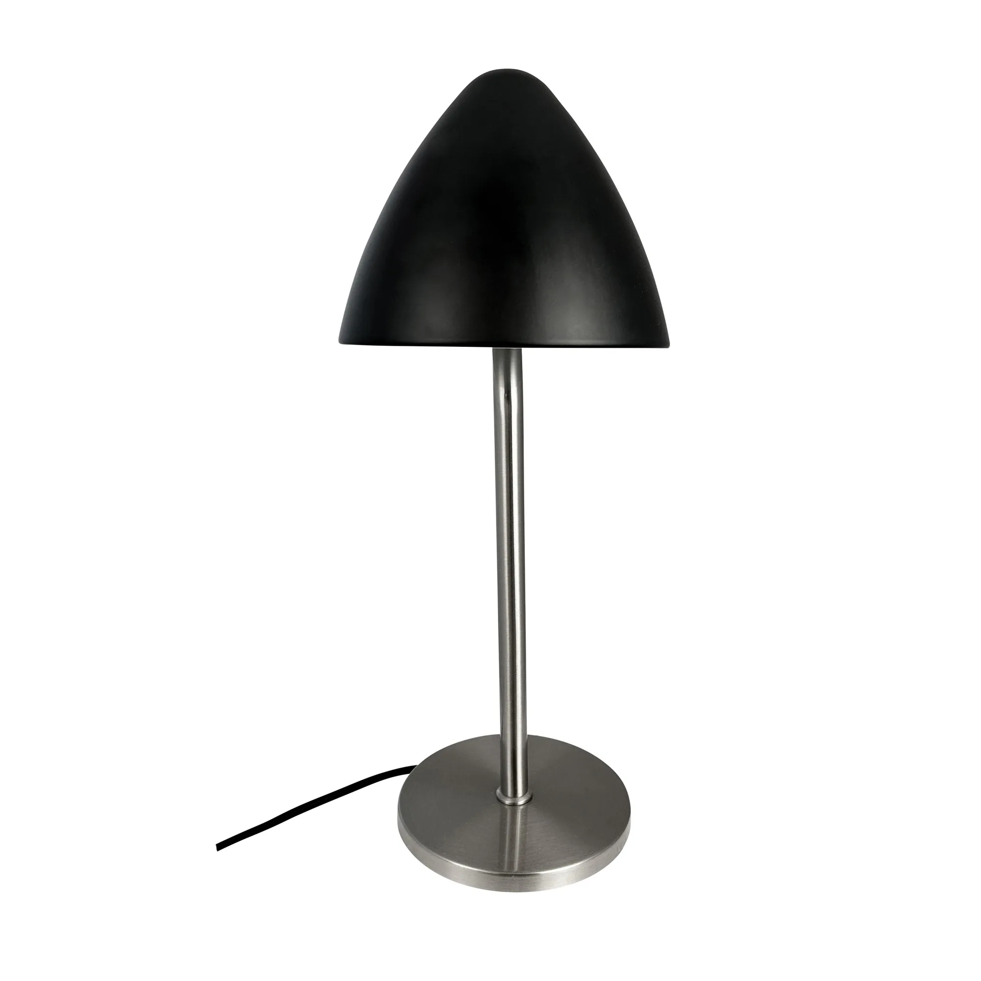 Bordslampa Dyberg Larsen Oulu Svart/Borstat stål