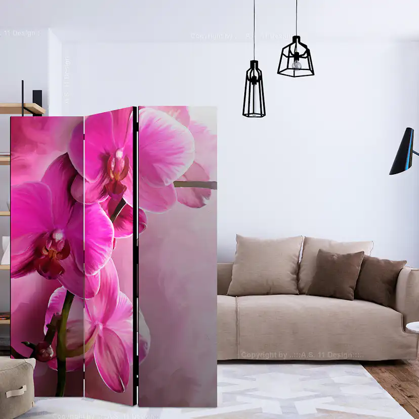 Rumsavdelare Arkiio Pink Orchid 135x172 cm