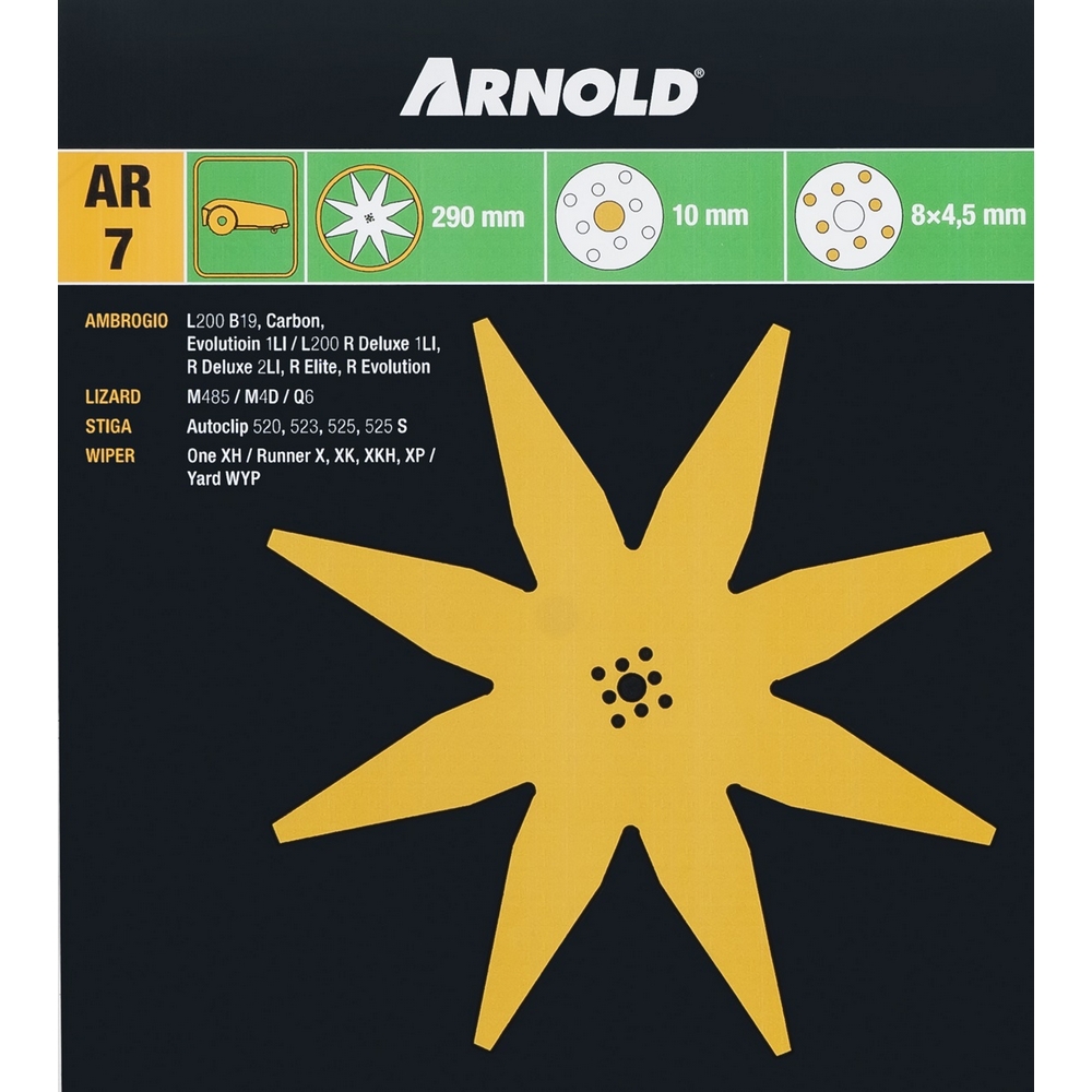 Kniv Arnold till Robotgräsklippare Autoclip 325/525 8 Blad