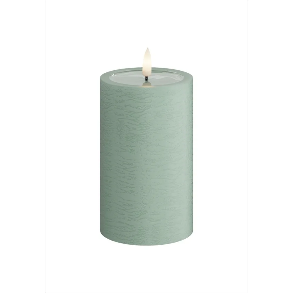 LED-Blockljus UNIQUE Candles 7,5x12,5 cm