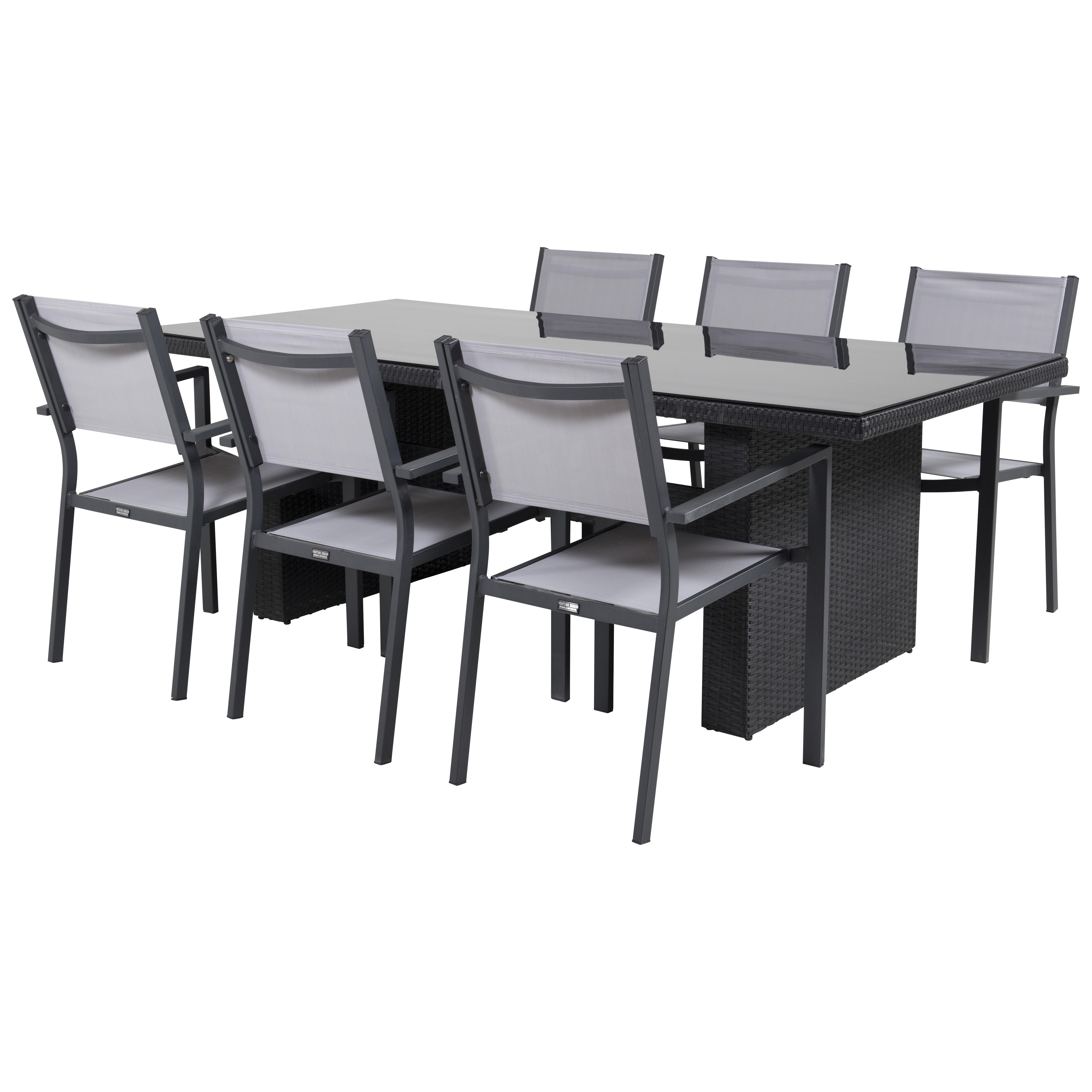 Matgrupp Venture Home Pishi 200 med 6 Copacabana Matstolar