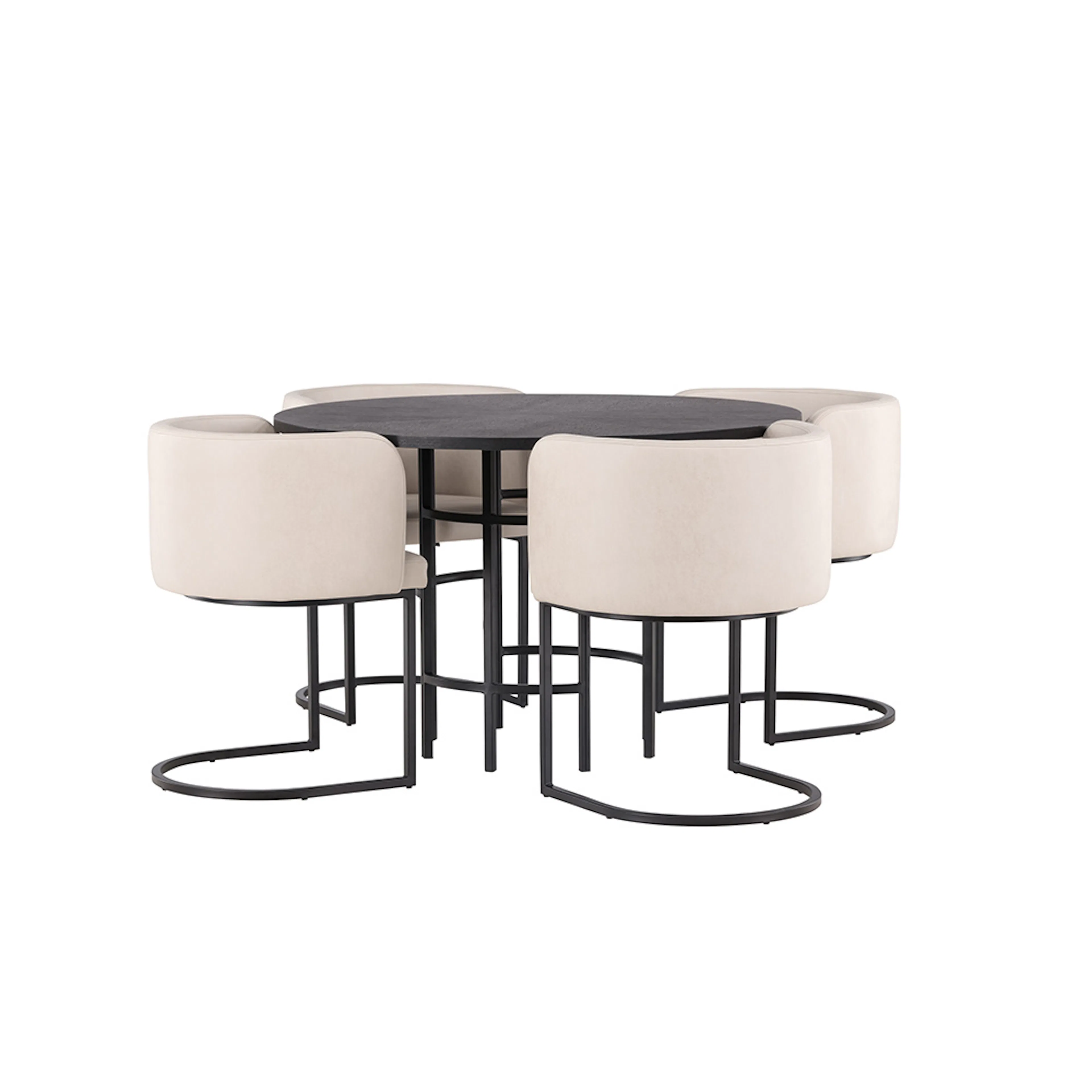 Svart/Beige