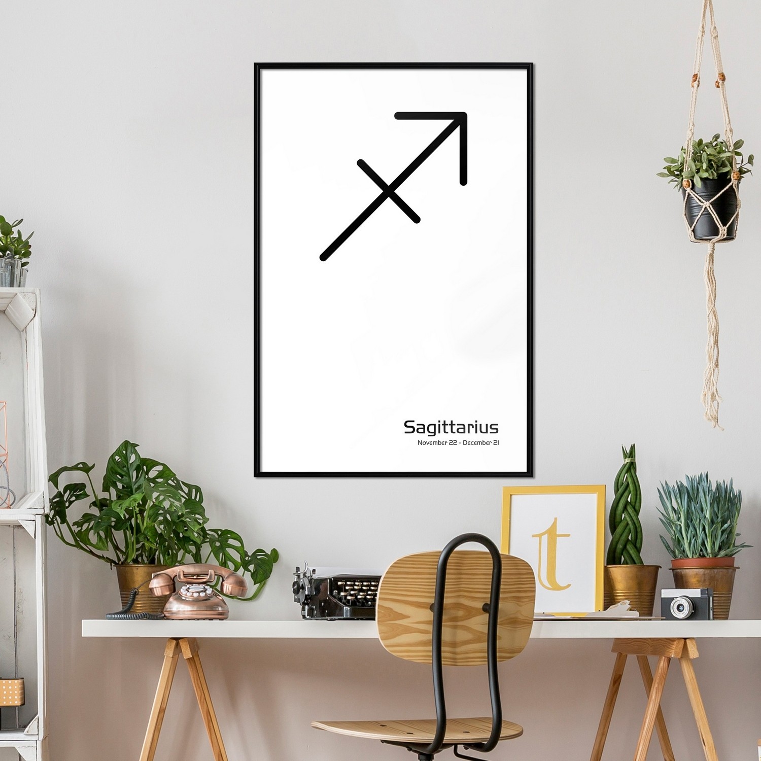 Affisch - Sagittarius [Poster] 20x30 Svart ram, 20x30 cm
