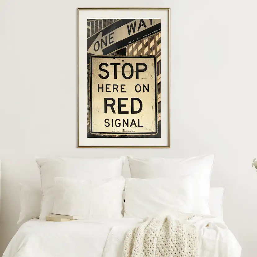 Poster Artgeist Affisch Road Signs