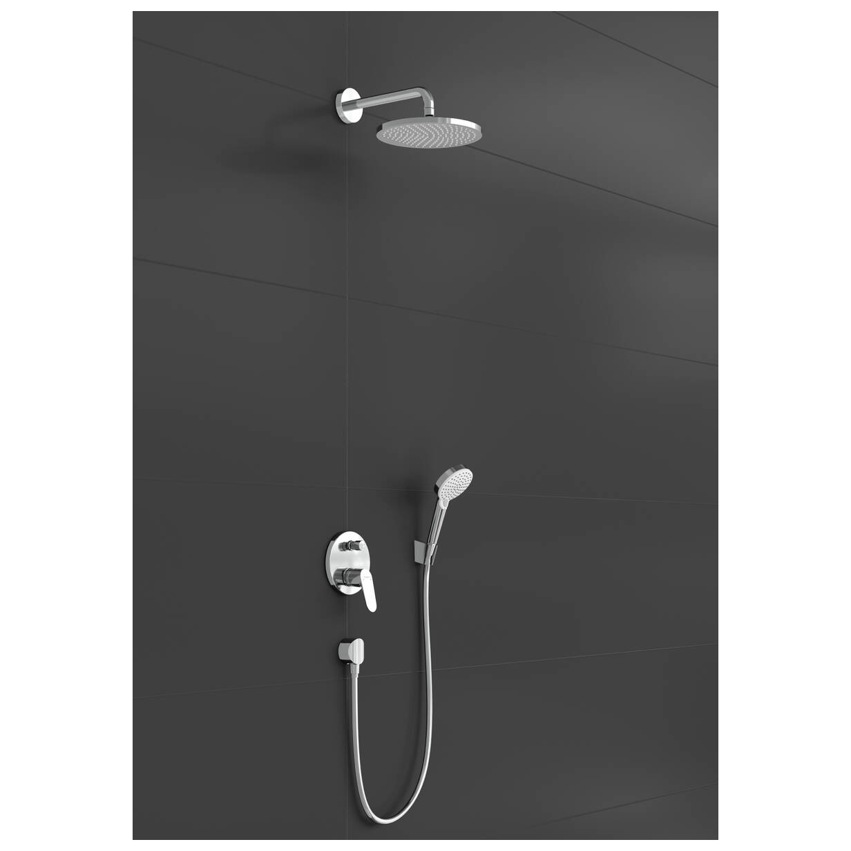 Takduschset Hansgrohe Crometta S 240 för Inbyggnad 1jet