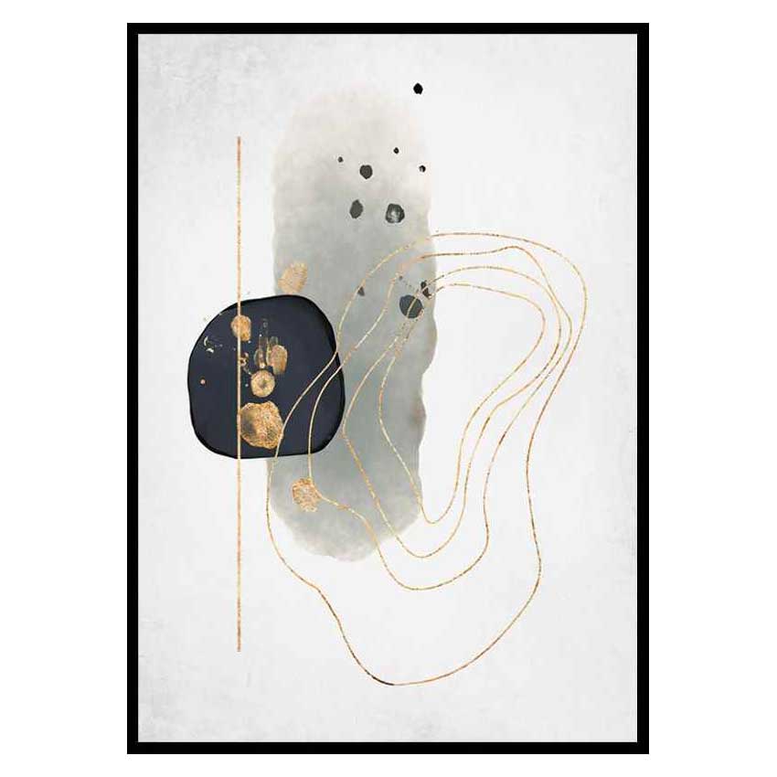 Poster Gallerix Abstract in Layers No2