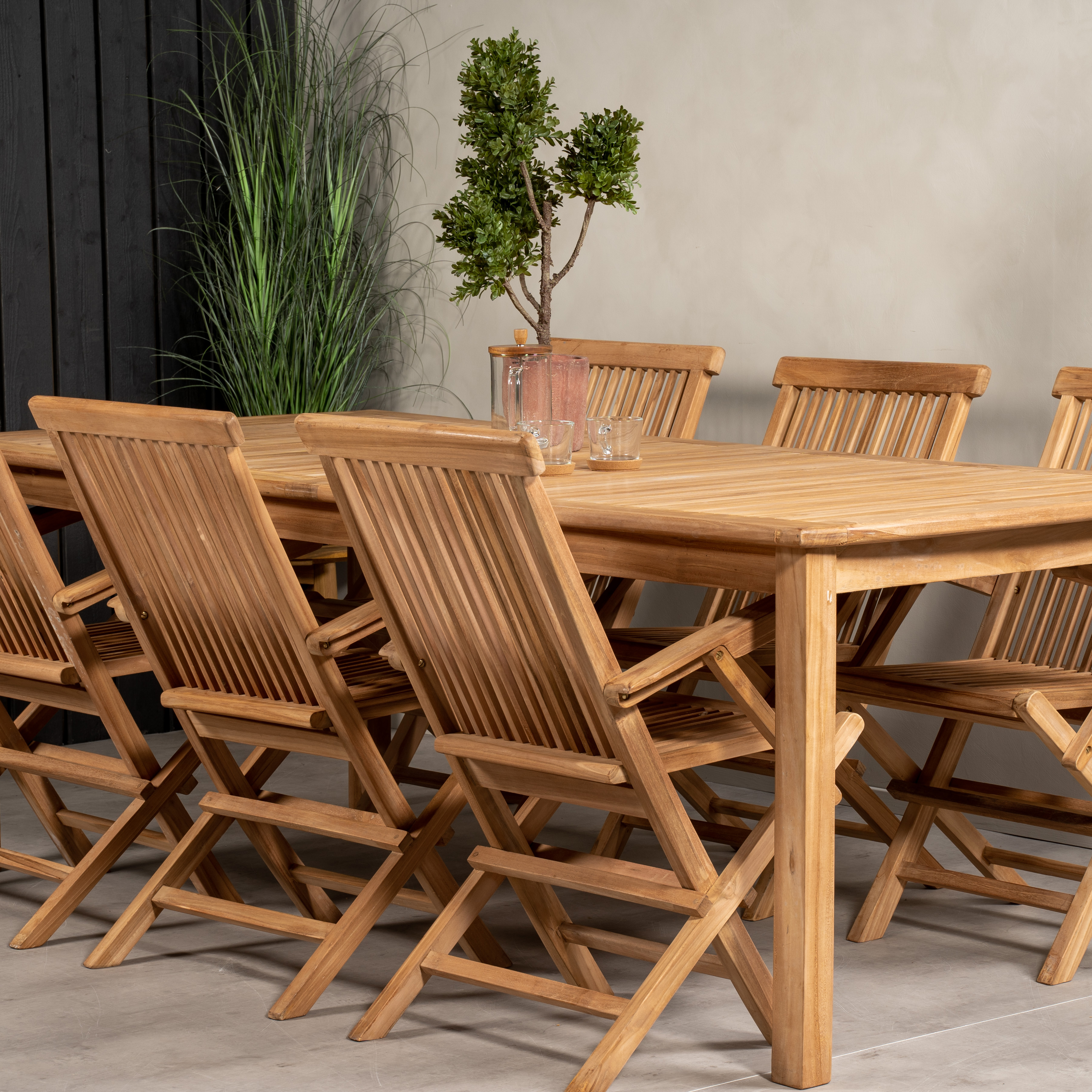 Matgrupp Venture Home Kiara 220 med 6 Stolar Med Armstöd