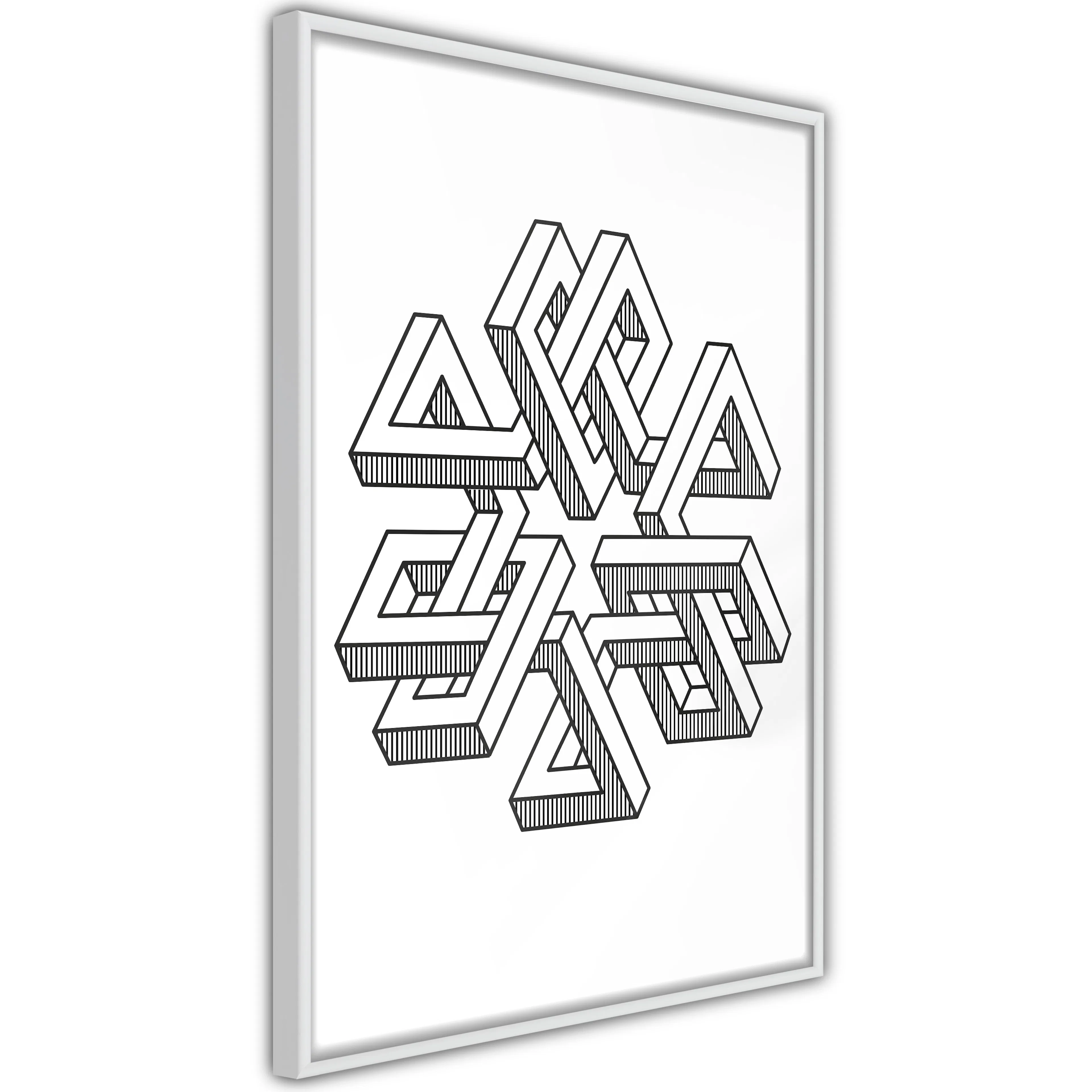 Poster Artgeist Affisch Geometric Clover