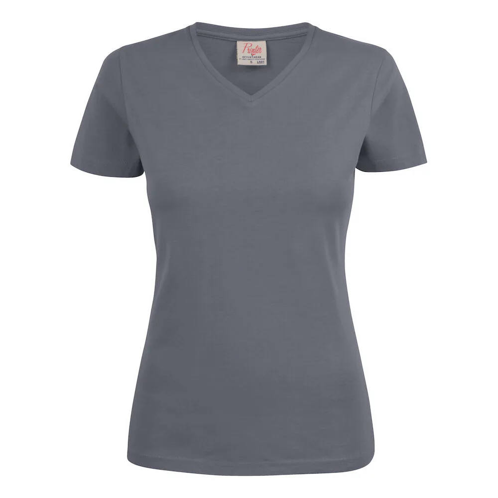 T-shirt Printer Heavy V-neck Lady