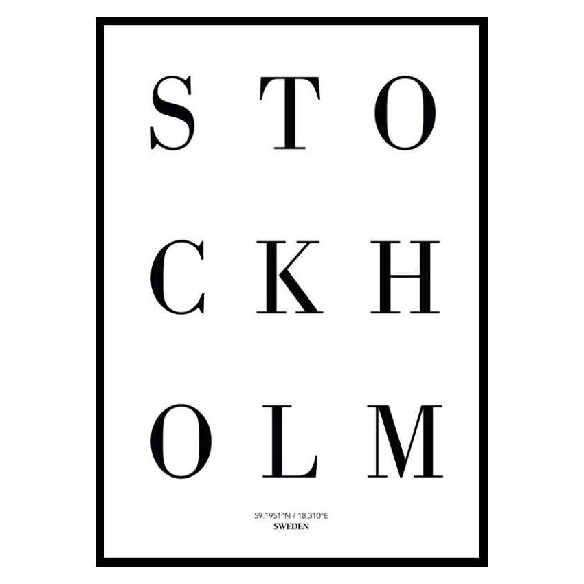 Poster Gallerix Stockholm No1