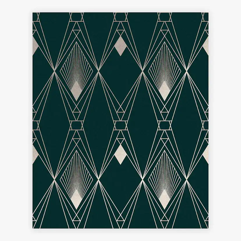 Tapet NEXT Deco Geometric Teal