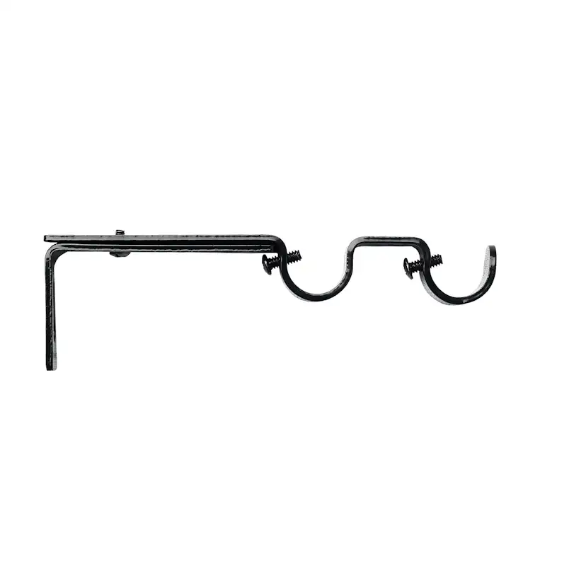 Gardinstångshållare Kirsch Dubbel & Reglerbar för Gardinstänger