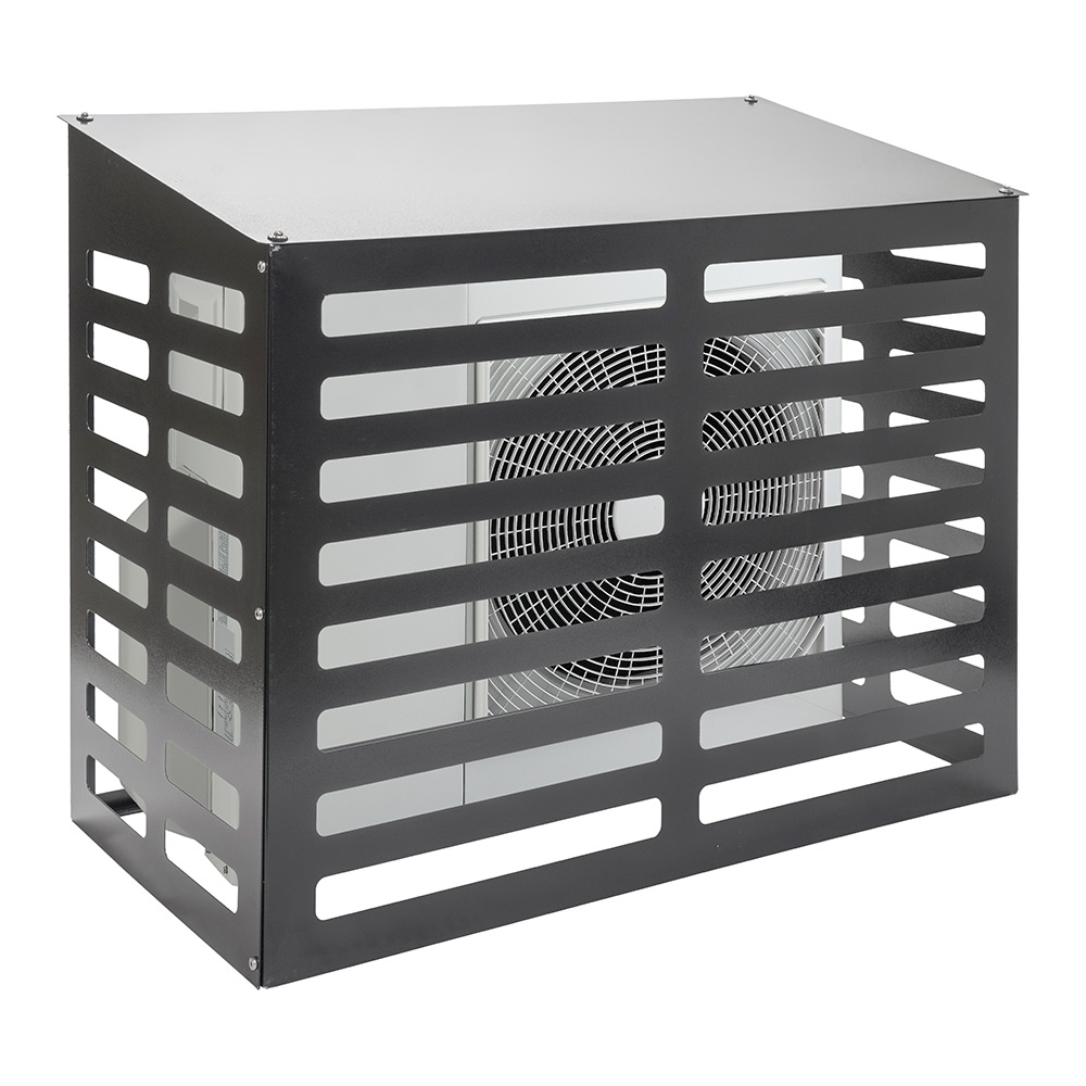 Värmepumpskydd Skotte Garden Förgalvad Svartmålad Plåt