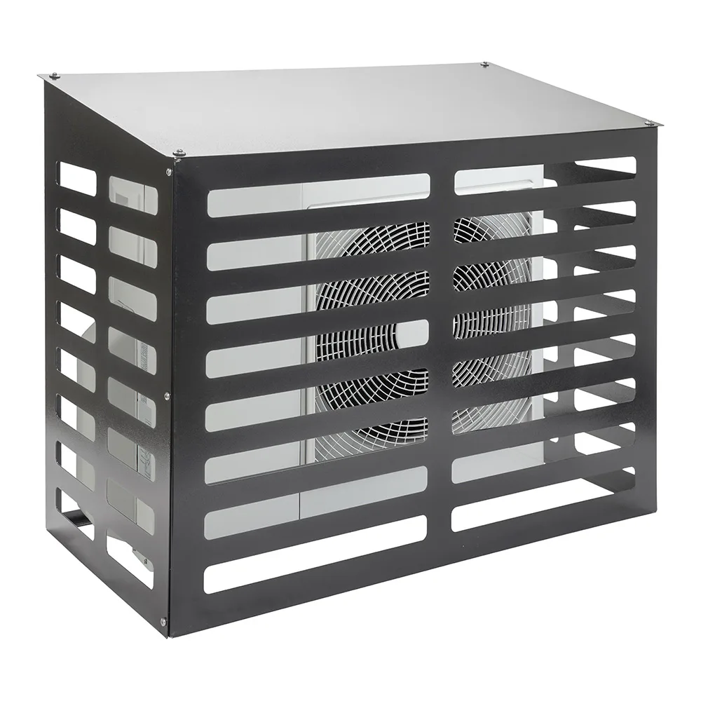 Värmepumpskydd Skotte Garden Förgalvad Svartmålad Plåt