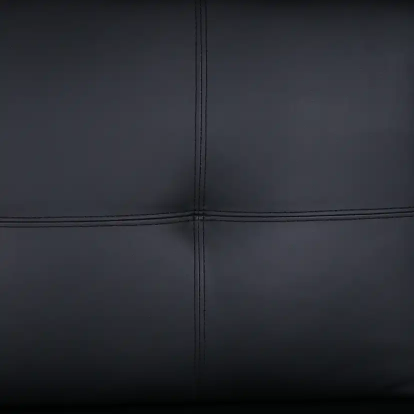 Bäddsoffa Venture Home Bodil Svart Konstläder 2-sitssoffa 180x80x55 cm 1 Sovplats