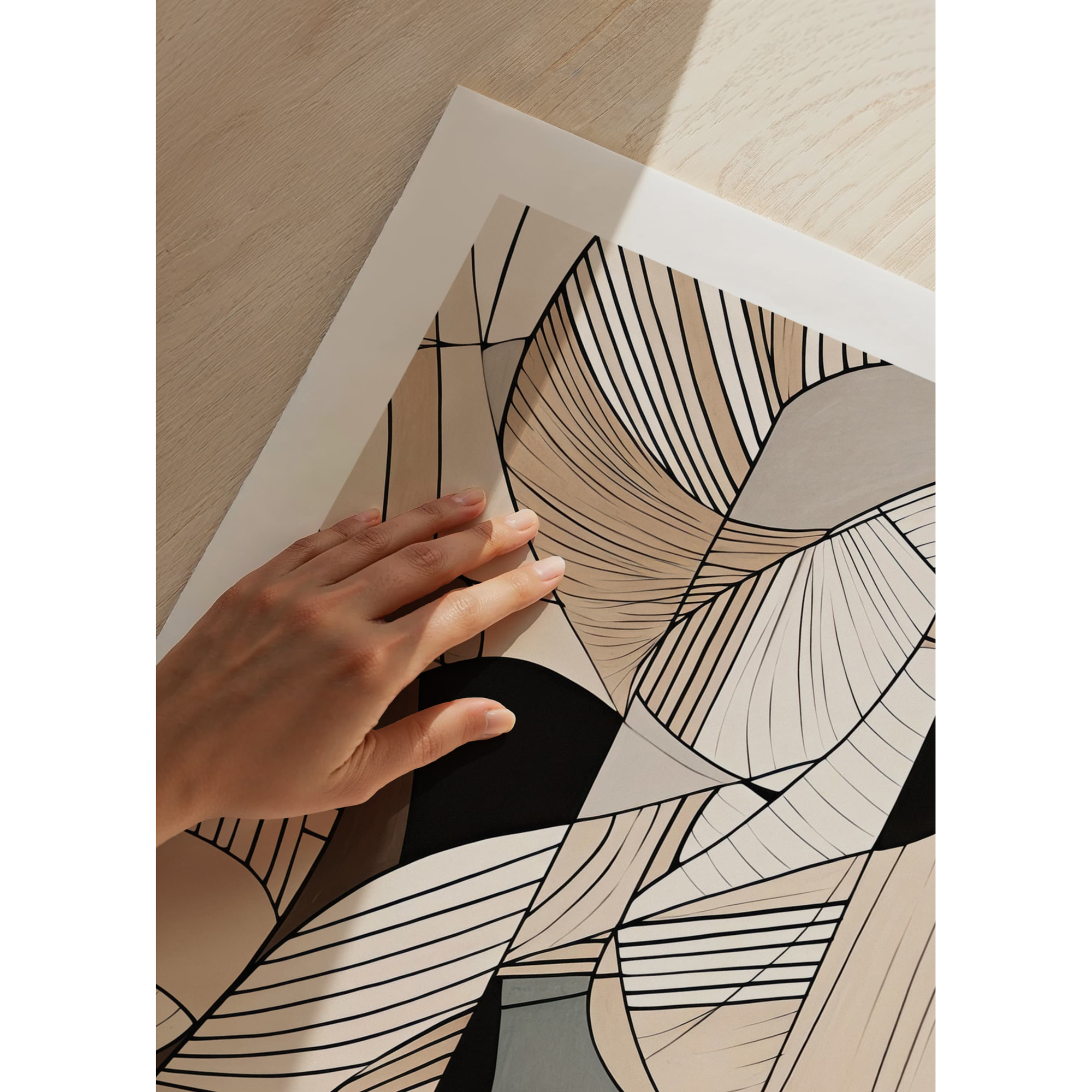 Poster Gallerix Abstract Botanical Pattern