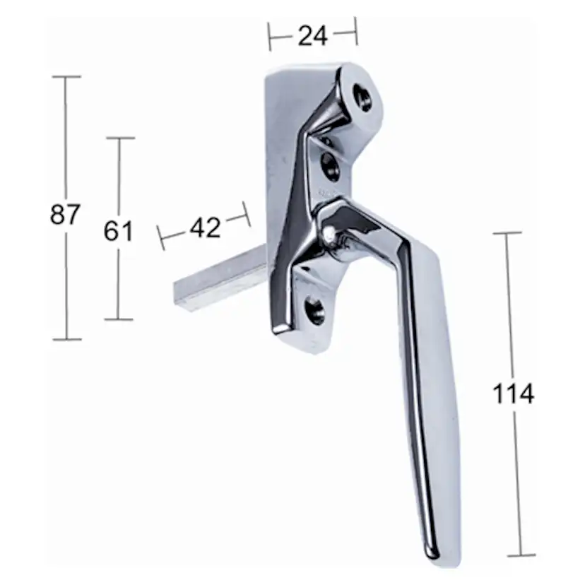 Fönsterhandtag 2164 Habo Krom