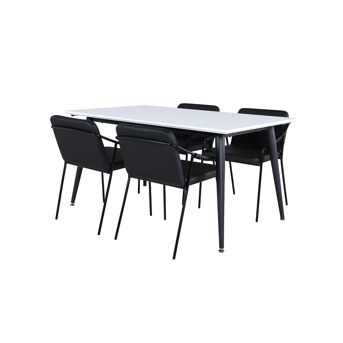 Matgrupp Venture Home Jolie med 4 Tjärö Stolar