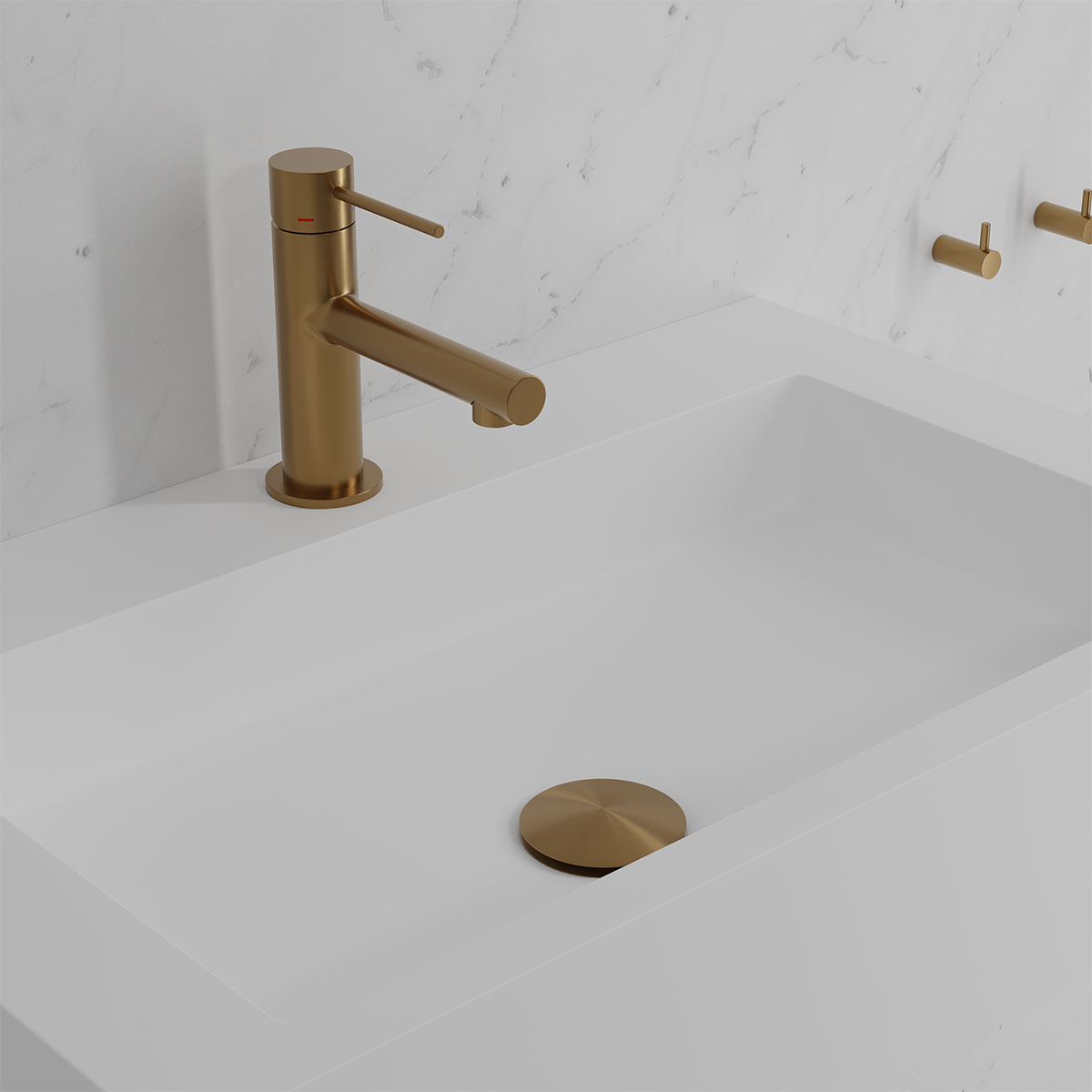 Tvättställsblandare Scandtap Steel Vertex