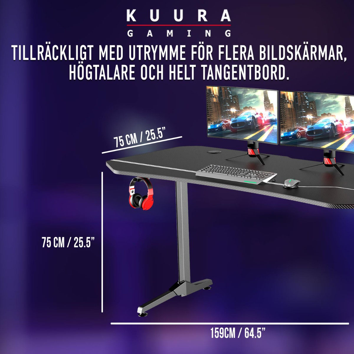 Gamingbord Kuura RGB