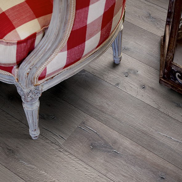 Laminatgolv Pergo Long Plank 4V Reclaimed Grey Oak 1-Stav