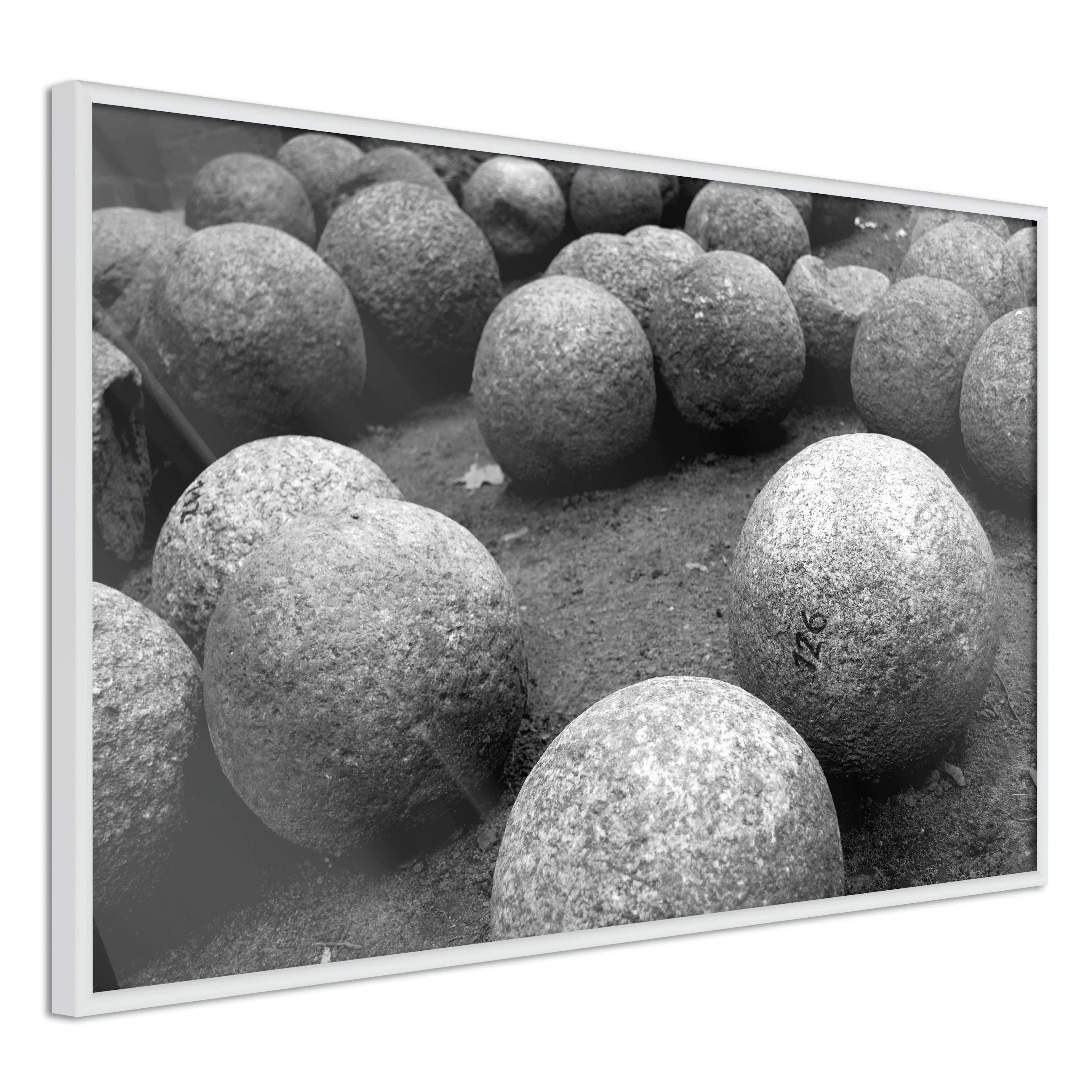 Poster Artgeist Affisch Stone Balls