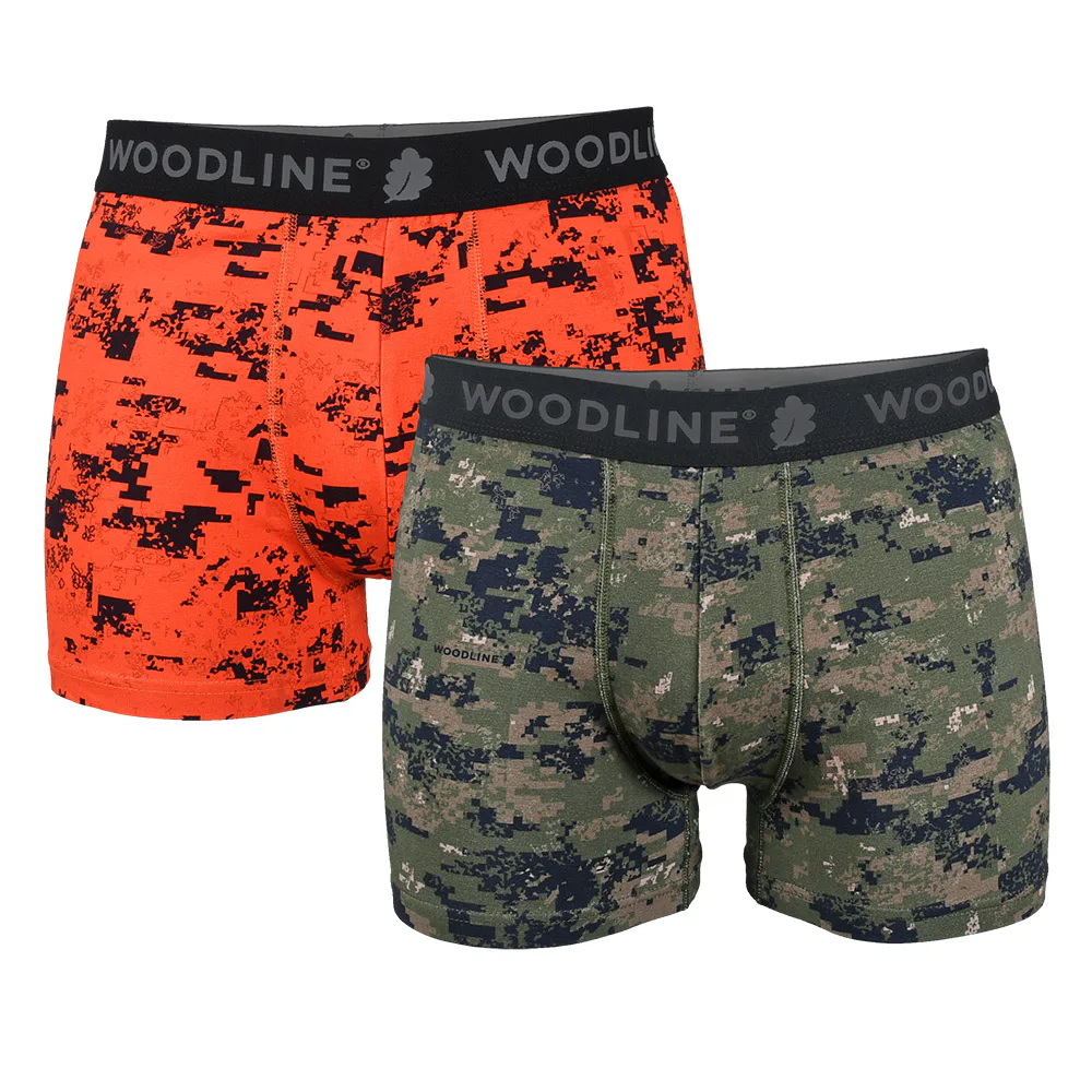 Woodline Boxerkalsong Camo 2-pack 3 Storlek: 3XL