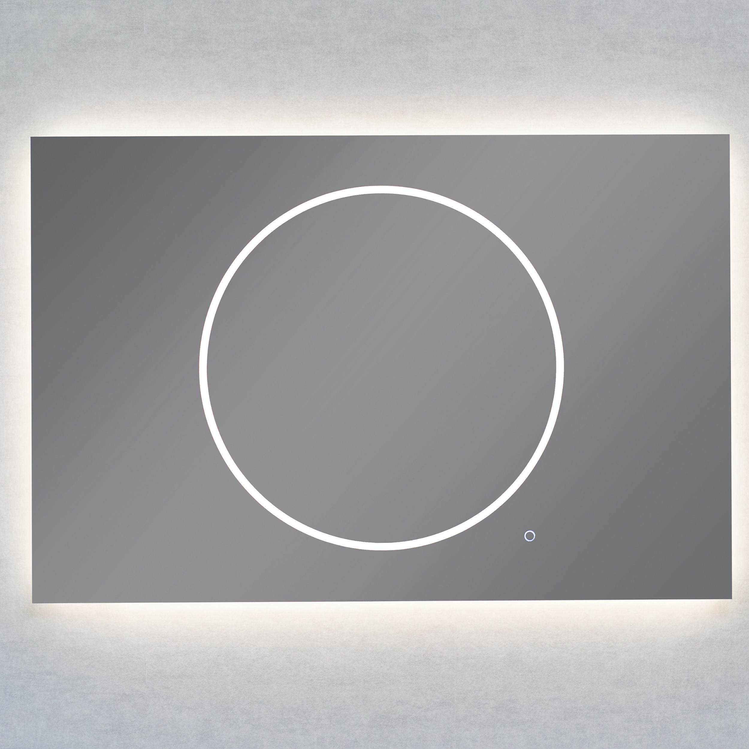 Spegel Vidi Mundo med LED-belysning