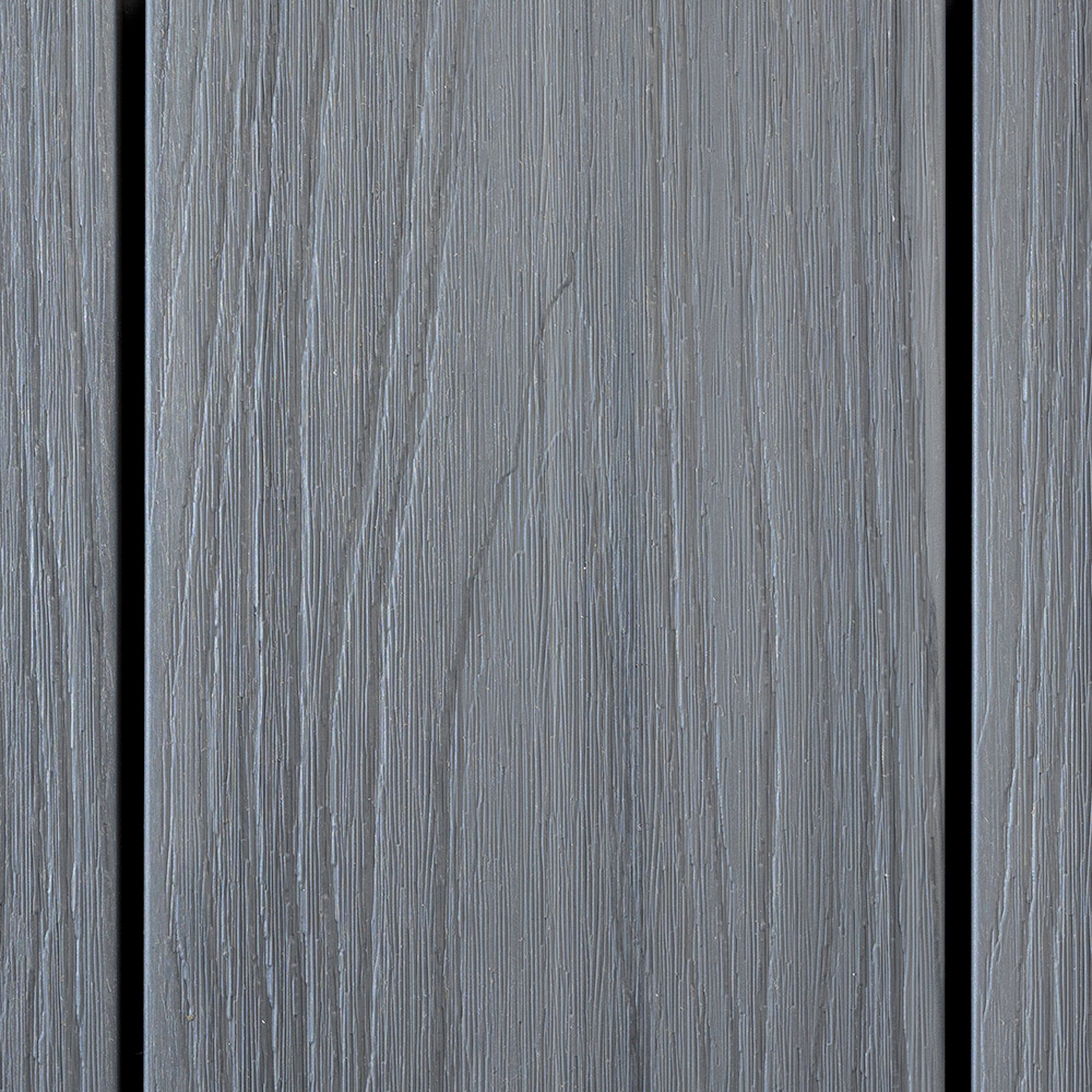 KOMPOSITTRALL SILVER/ANTRACITE 23x140x4200MM, 2 st/frp Längd: 4200 mm
