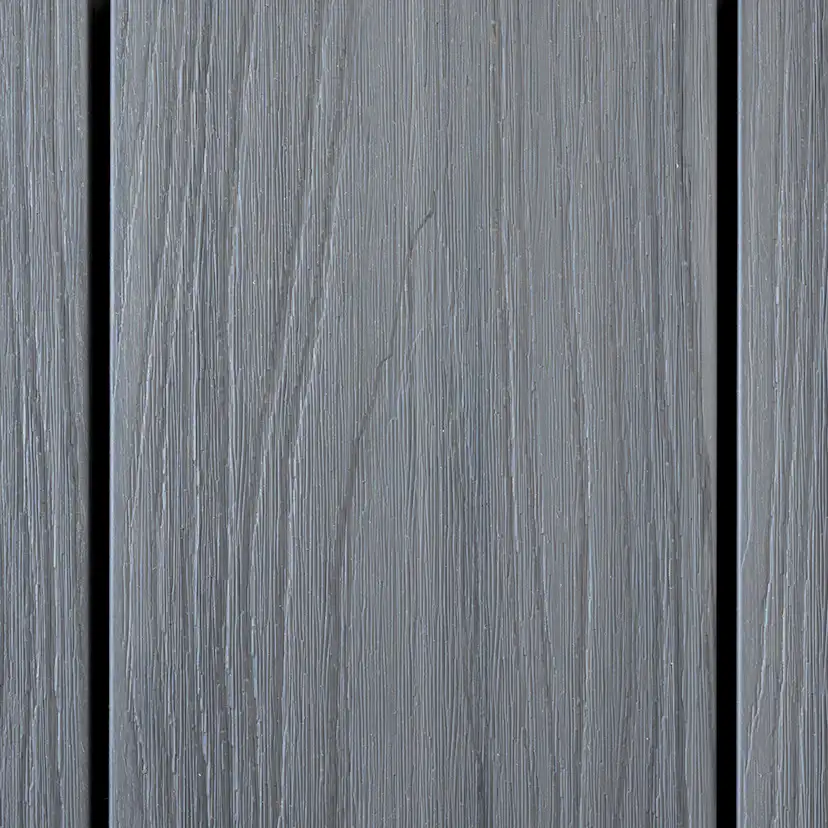 KOMPOSITTRALL SILVER/ANTRACITE 23x140x4200MM, 2 st/frp Längd: 4200 mm