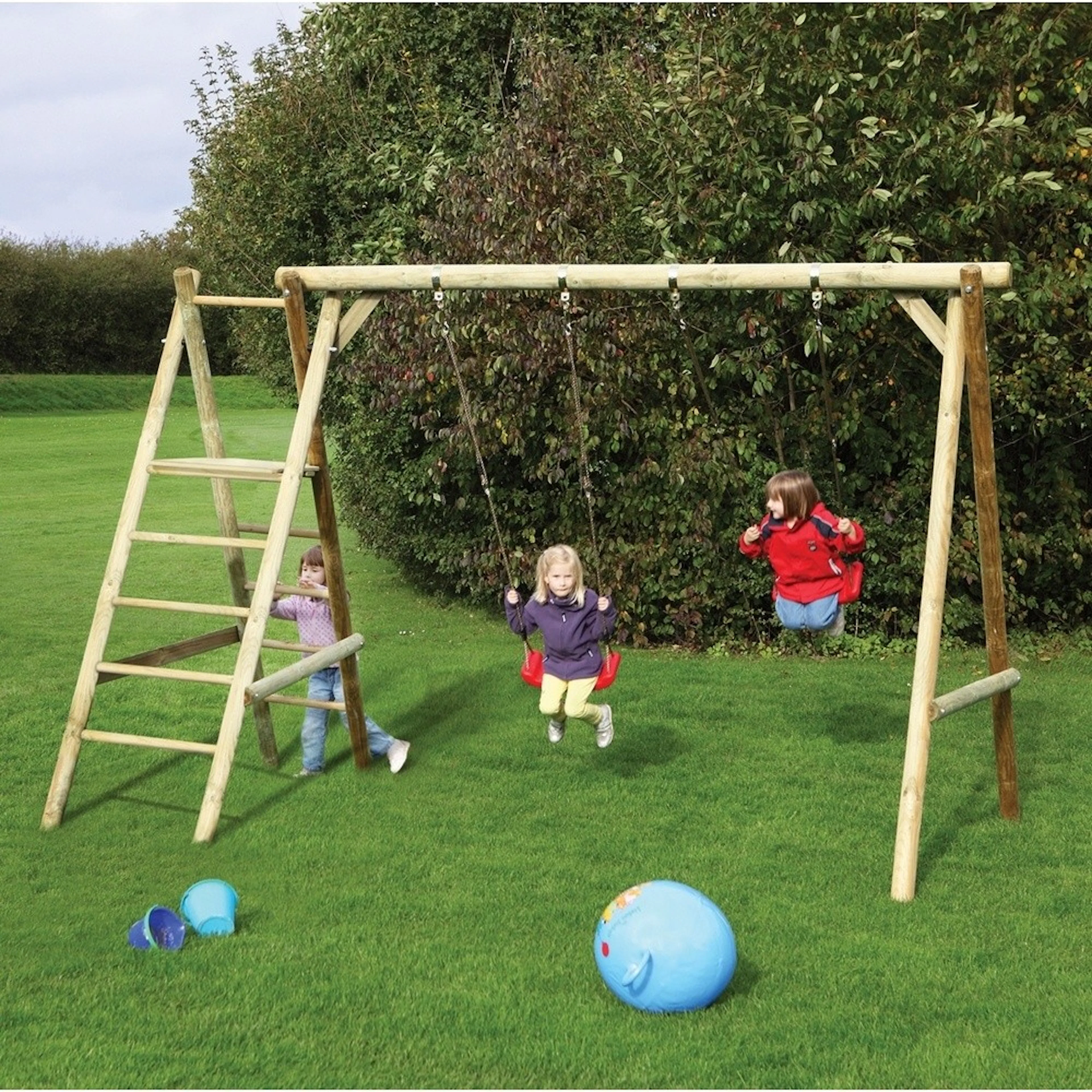 Gungställning Nordic Play till 2 Gungor med Plattform