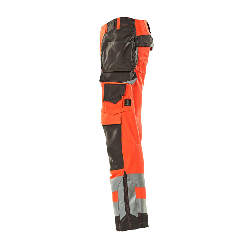 Mascot SAFE SUPREME Byxor med hängfickor 15531-860-22218 Storlek: 82C56, Färg: Hi-vis Röd/mörk Antracit