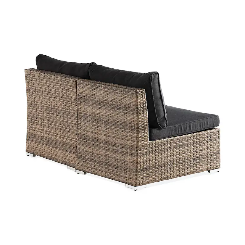 Wisconsin Loungesoffa utan Armstöd 2-sits Brun