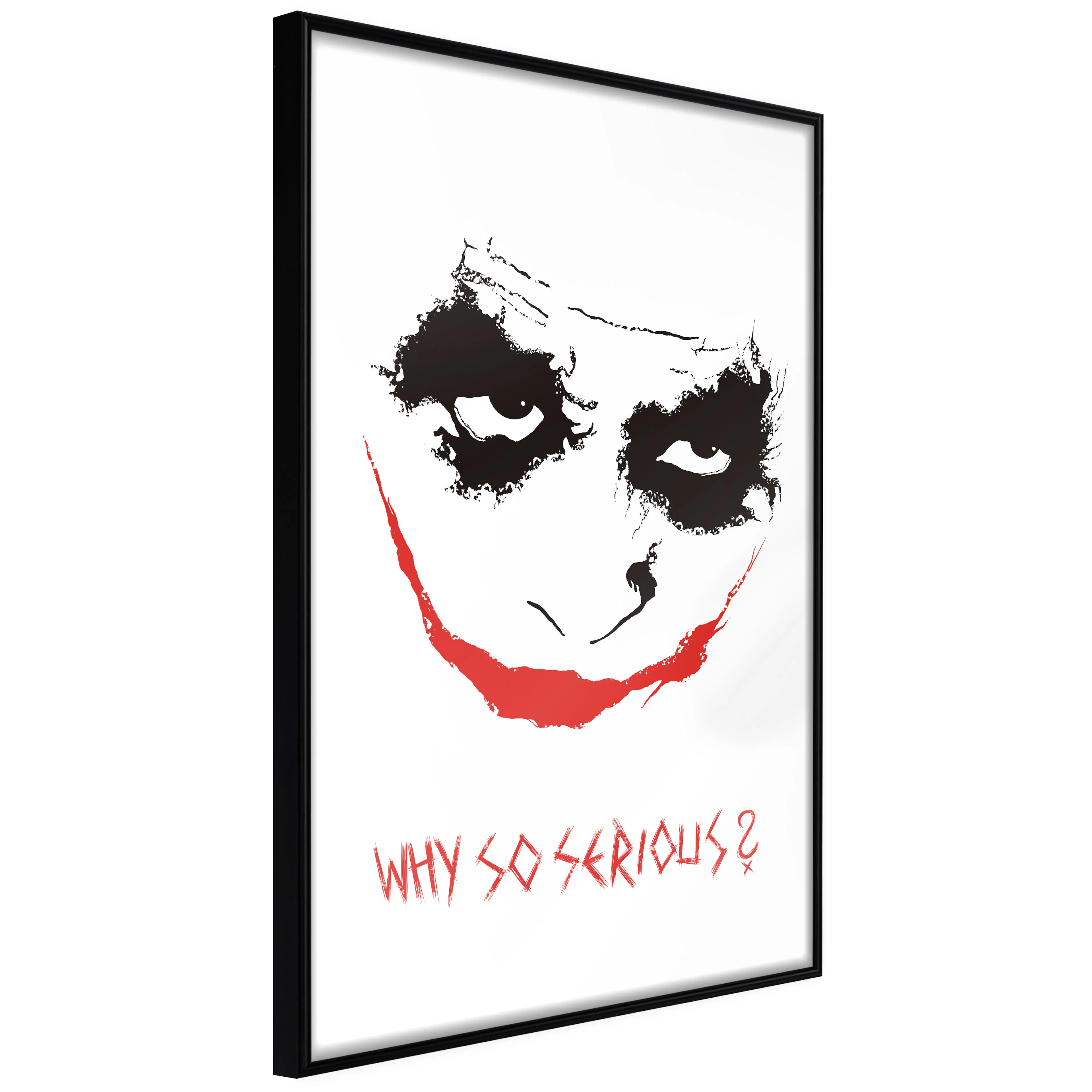 Affisch - Why so Serious? [Poster] 40x60 Svart ram, 40x60 cm